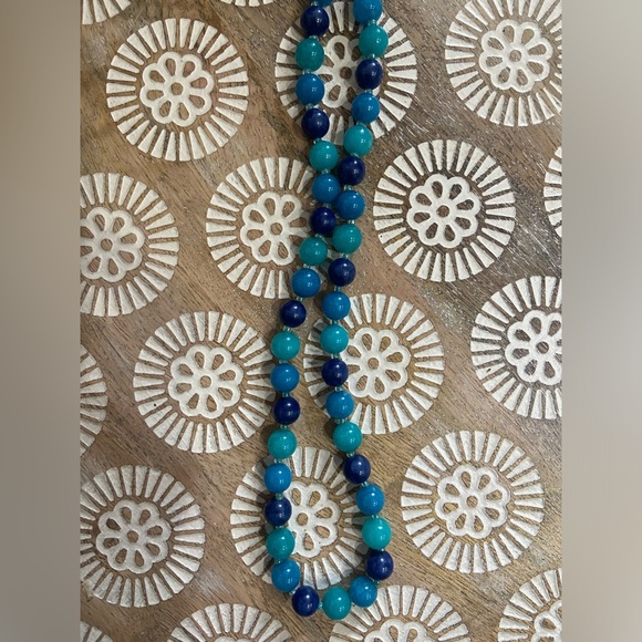 Vintage Lapis necklace set - Picture 3 of 5